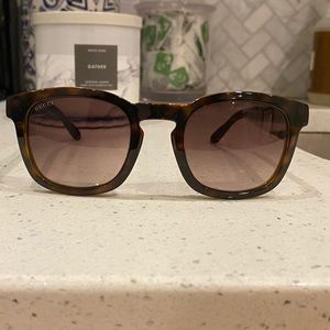 Authentic Gucci Tortoise Shell Sunglasses